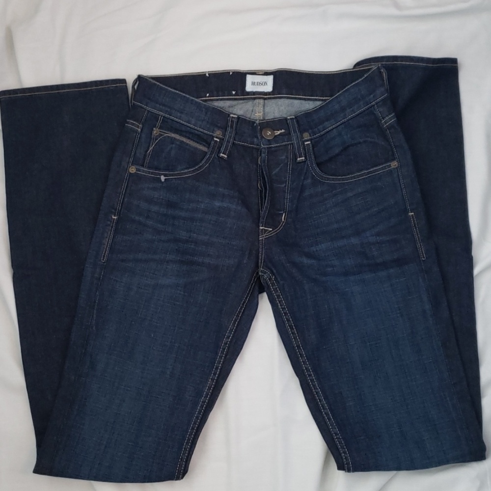 NWT Hudson Byron straight button fly jtans